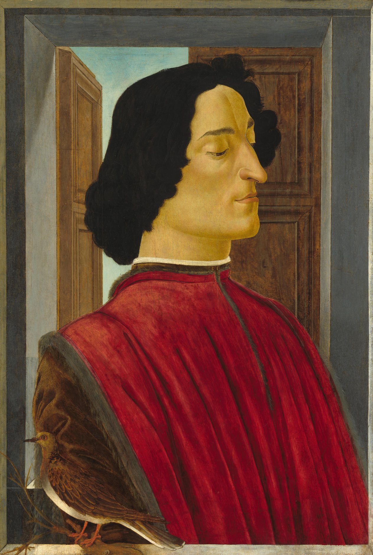 Botticelli Giuliano de' Medici Portresi - Rönesans Erkek Figür Sanatı