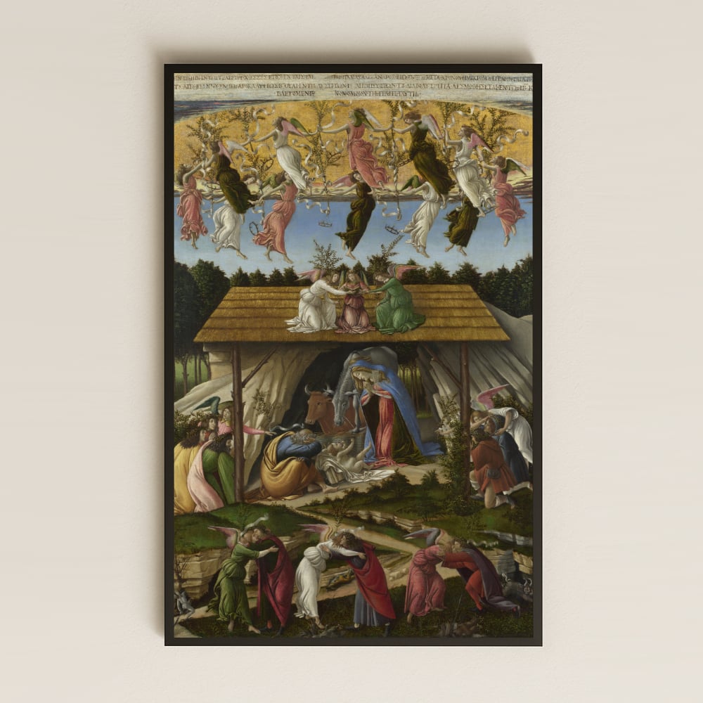 Botticelli Mistik Doğum Tablosu - Rönesans İkonografisi Sanatı
