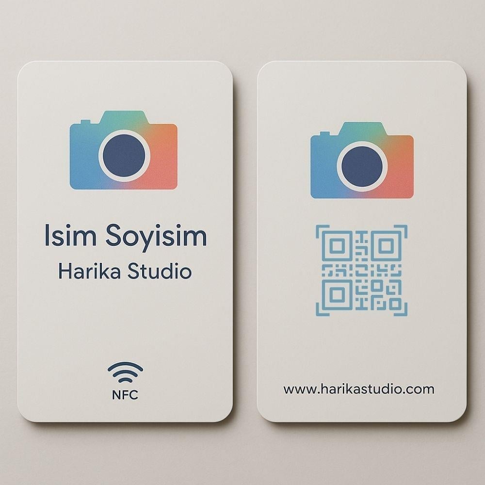 Fotoğrafçılara Özel NFC Kartvizit Tasarımı