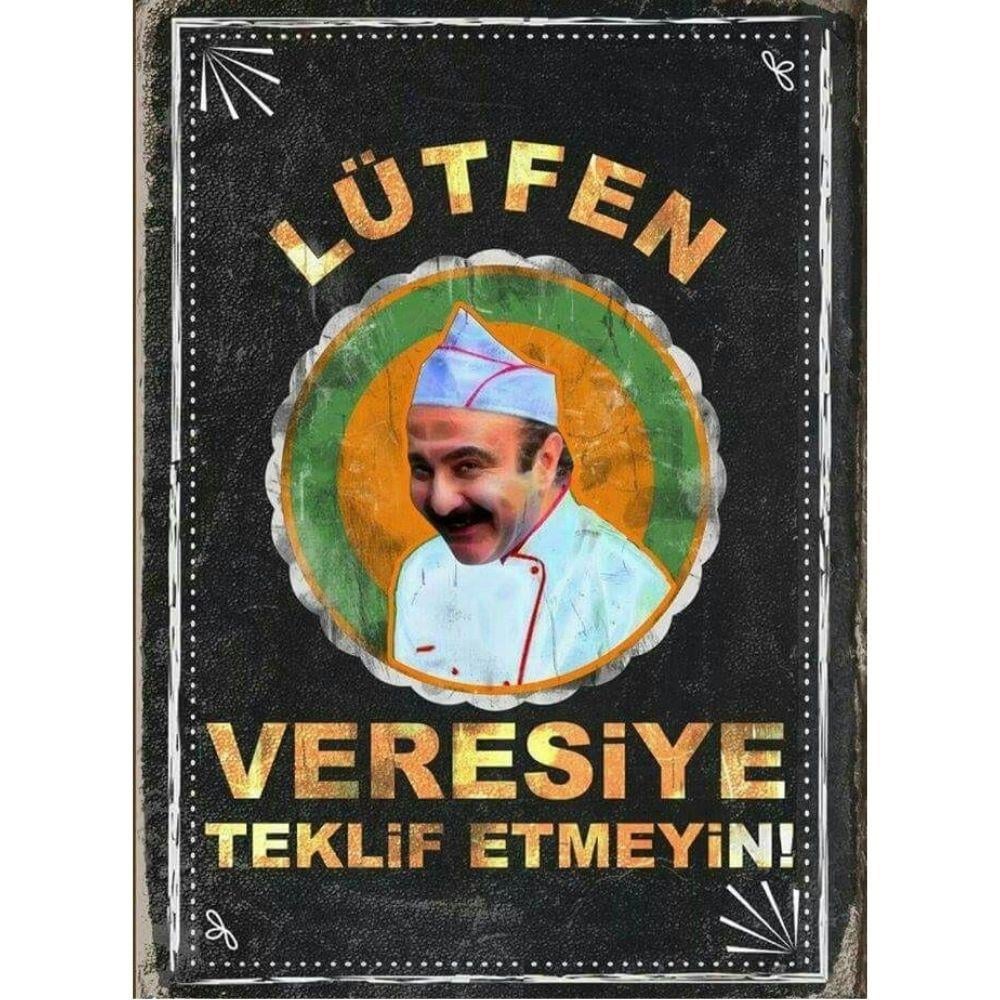 İbrahim Tatlıses Ben Yalan Söylemem Ahşap Retro Vitage Poster