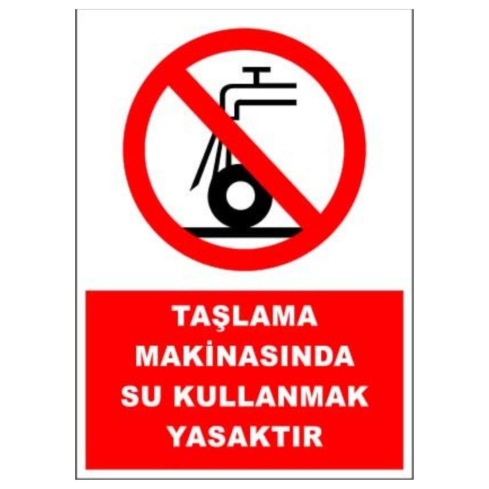 Taşlama Makinesinde Su Kullanmak Yasaktır
