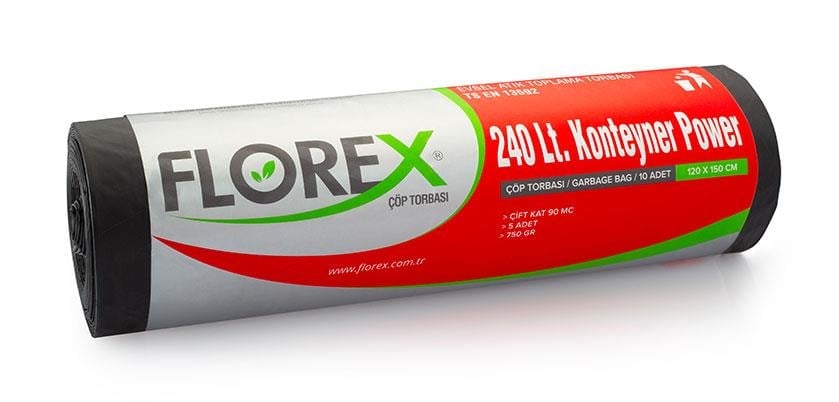 Klasik Seri 240 lt Konteyner Power Çöp Torbası Kod 550