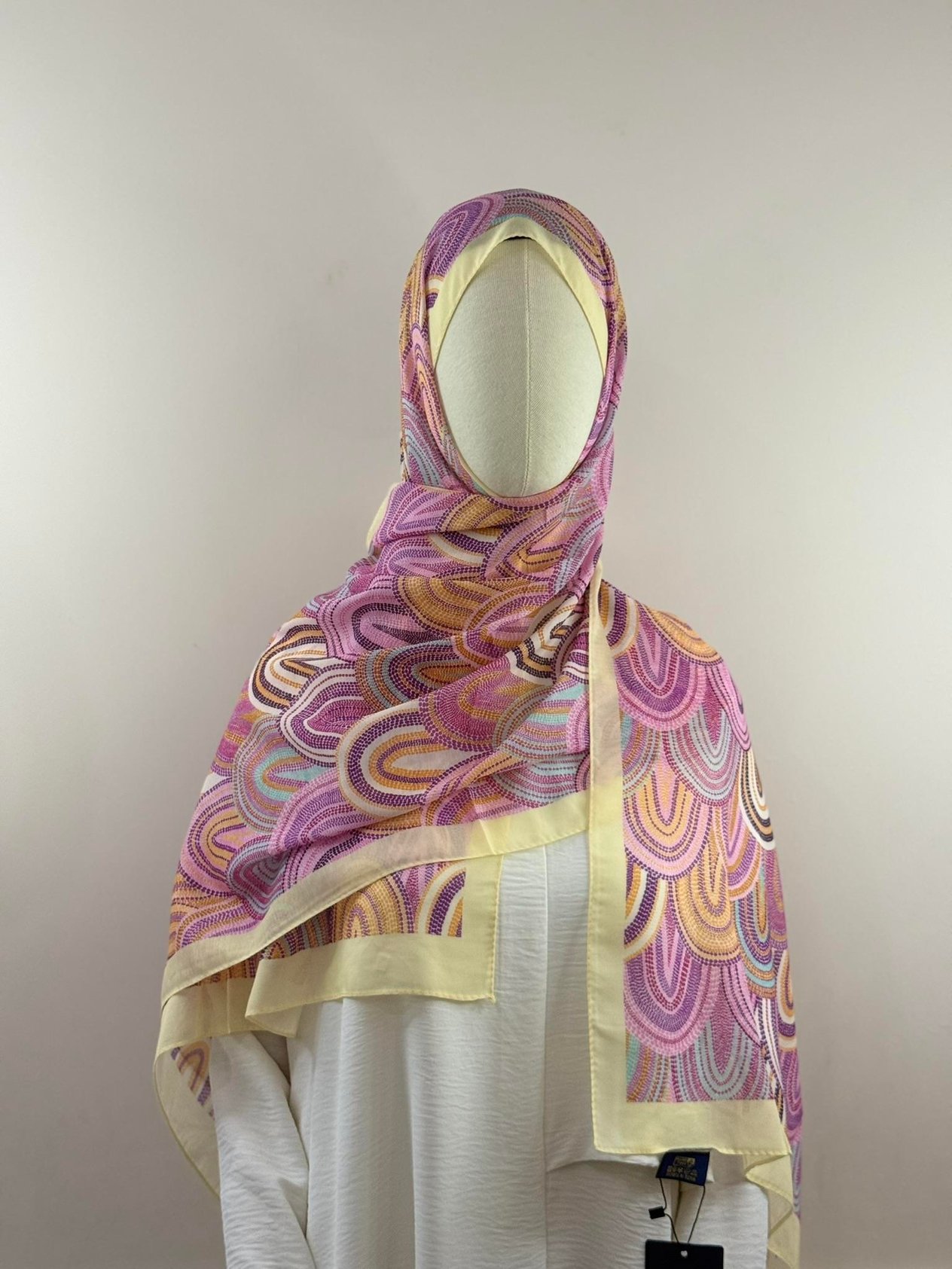 Levidor | Hafif Şal - Pembe Sarı
