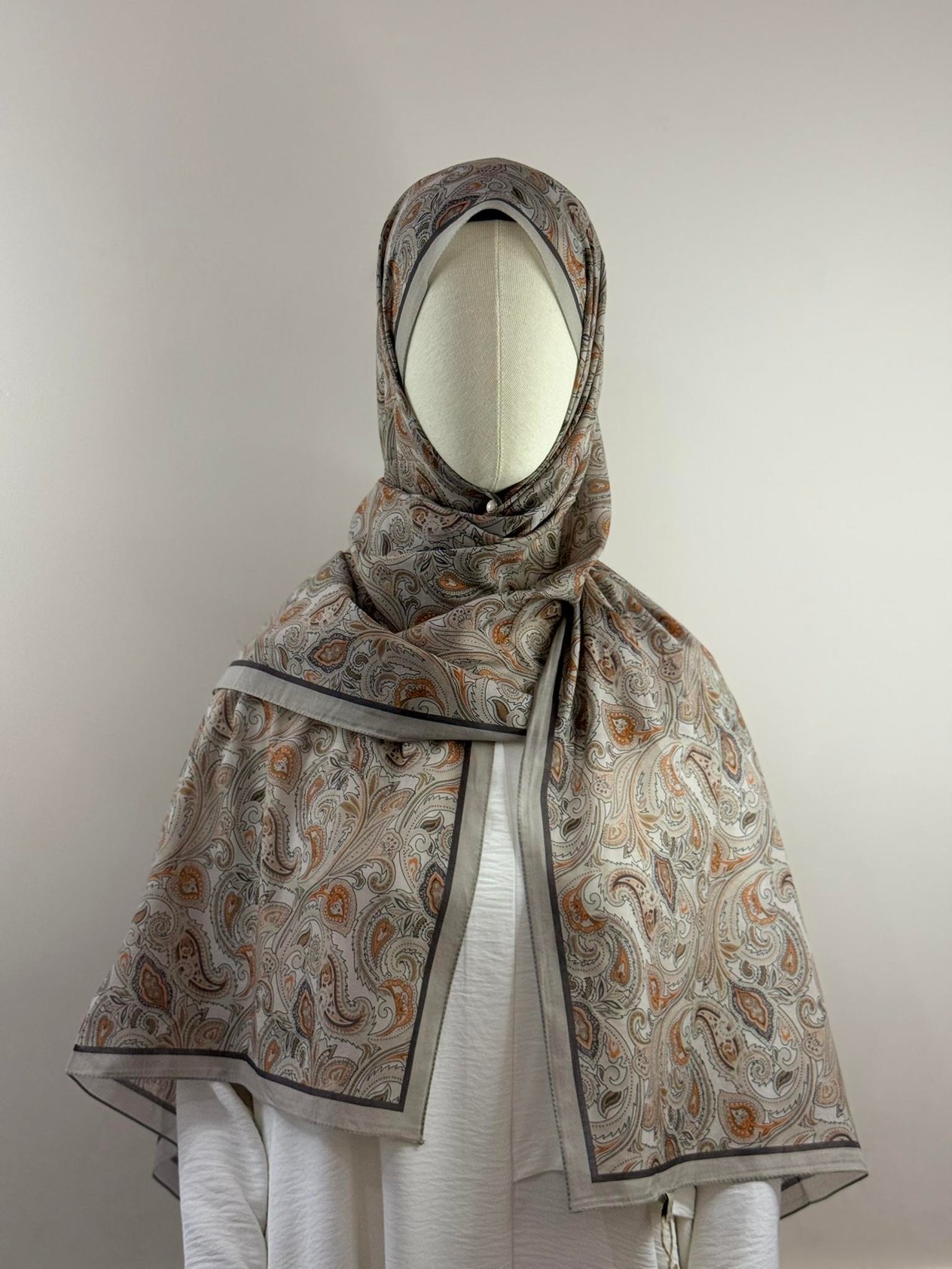 Silk Home | Nariya Şal - Buz Mavisi Tarçın