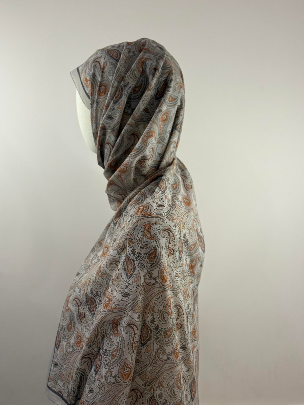 Silk Home | Nariya Şal - Buz Mavisi Tarçın