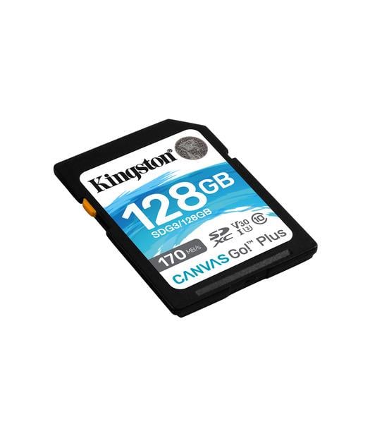 Kingston 128GB SDXC Canvas Go Plus 170R C10 UHS-I U3 V30