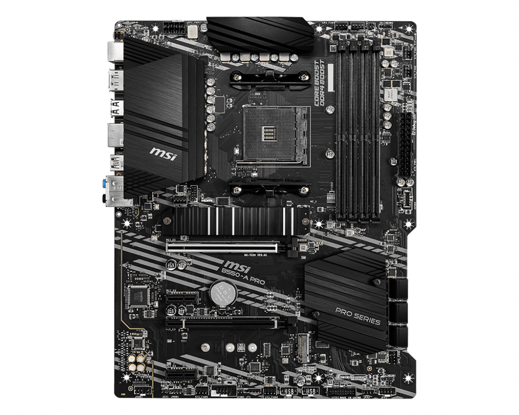 MSI B550-A PRO DDR4 3200MHZ 1XHDMI 1XDP 2XM.2 USB 3.2 ATX AM4 (3.NESİL İŞLEMCİ UYUMLU)