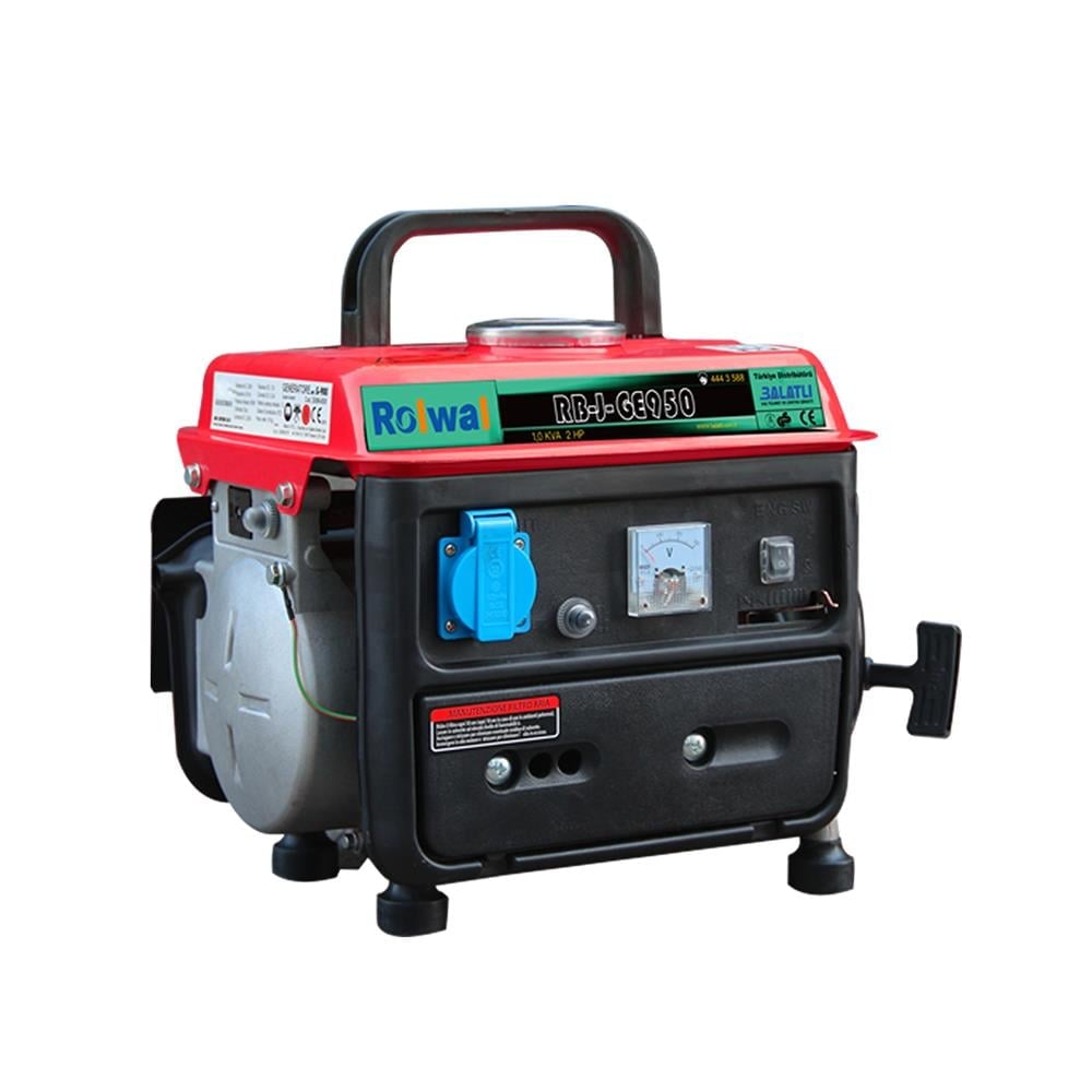 Rolwal 1kVA Benzinli Jeneratör Monofaze RB-J-LGE950