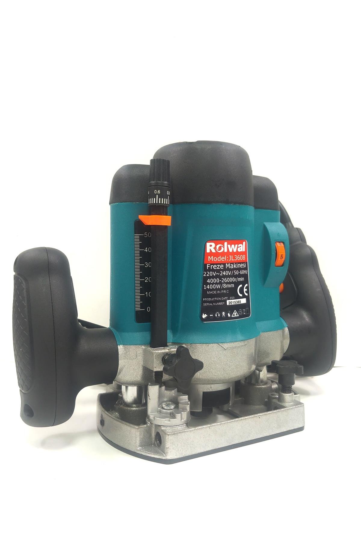 Rolwal Çift Kollu 1400W Freze Makinesi RWL-3608