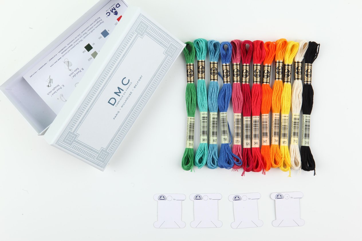 Dmc Muline 12'li Set - Canlı Renkler
