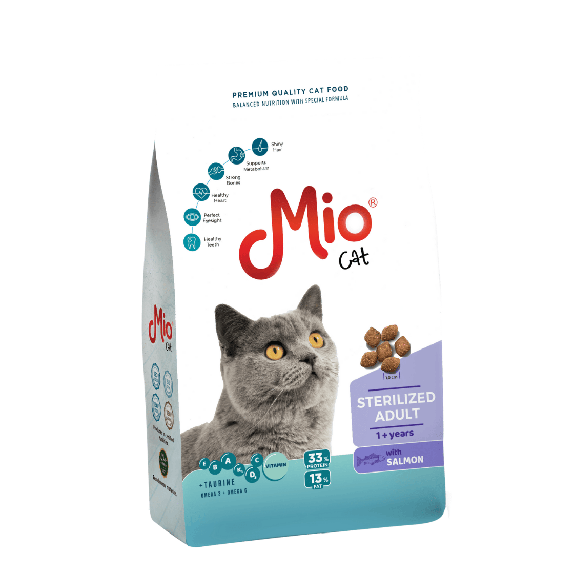 Mio Somonlu Kısırlaştırılmış Kedi Maması 1 Kg