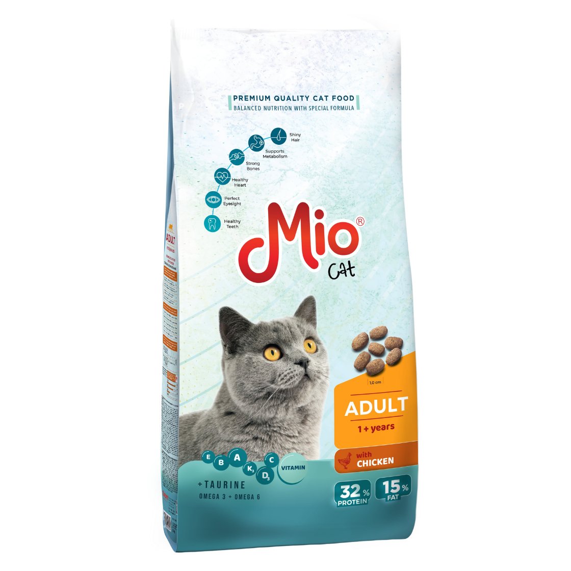 Mio Tavuklu Yetişkin Kedi Maması 12 Kg