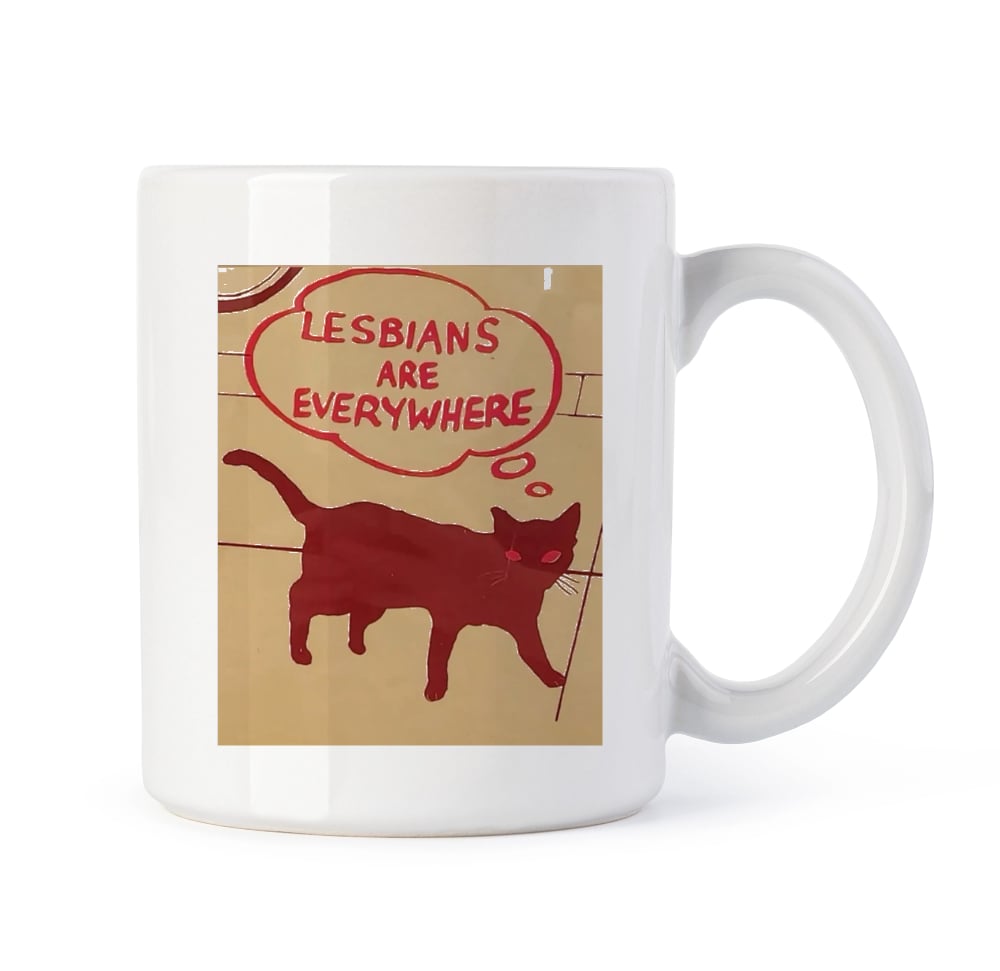 CBT lesbians are everywhere detaylı baskılı kupa