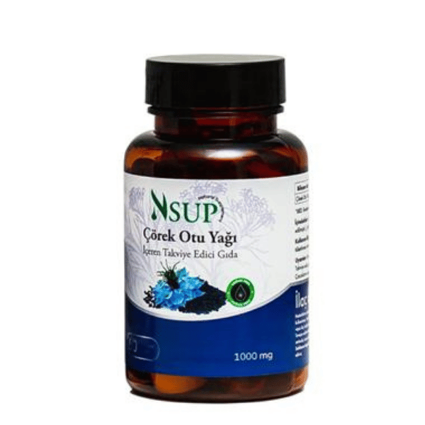 NSUP Çörekotu Yağı Soğuk Sıkma 60 Softjel