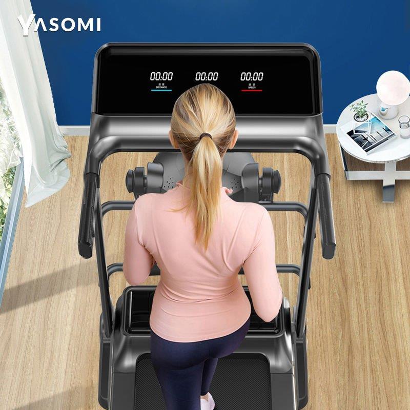 Yasomi i7 Xl Katlanabilir Geniş Lcd Ekranlı 2.5 Hp 150 Kg Kapasiteli Bluetooth Bağlantılı Koşu Bandı