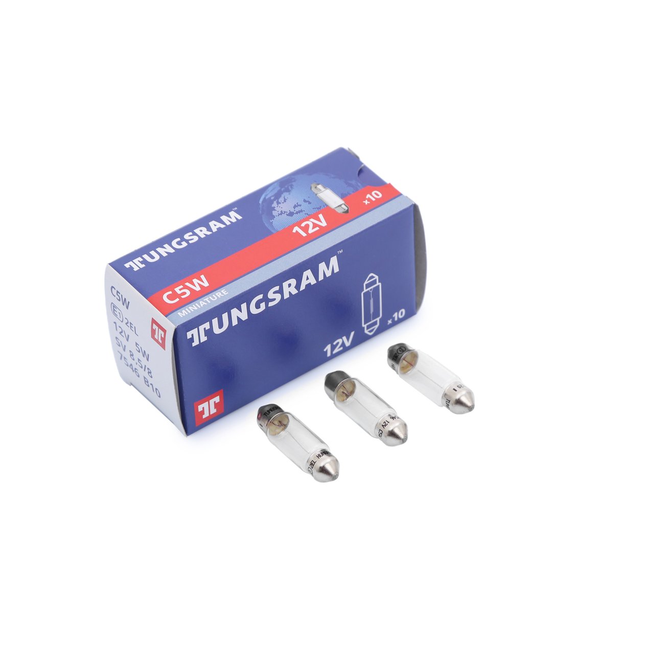 Tungsram Sofit Ampul 12V/5W (10’lu paket)