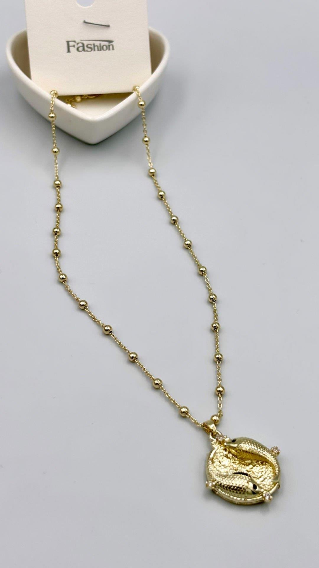 Gold Balık Kolye