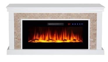 100'LÜK DEKORATİF KAPLAMALI ELEKTRİKLİ ŞÖMİNE