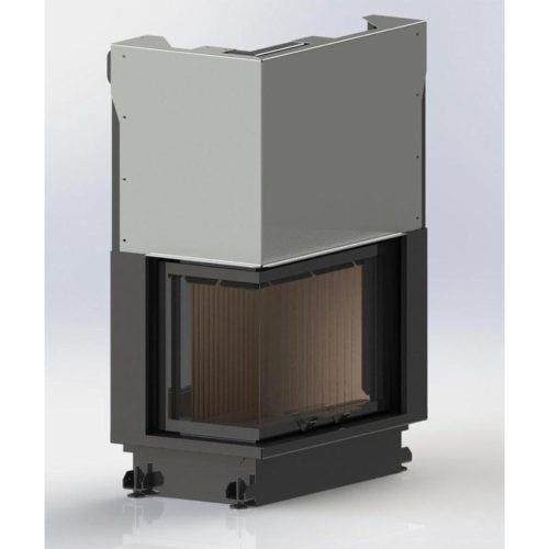 A.CAMINETTI CRYSTAL 80 ECO 3 TARAFI AÇIK ŞÖMİNE HAZNESİ