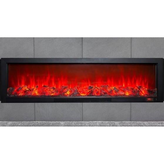 ALAZ EFEKT 180'LİK ELEKTRİKLİ ŞÖMİNE