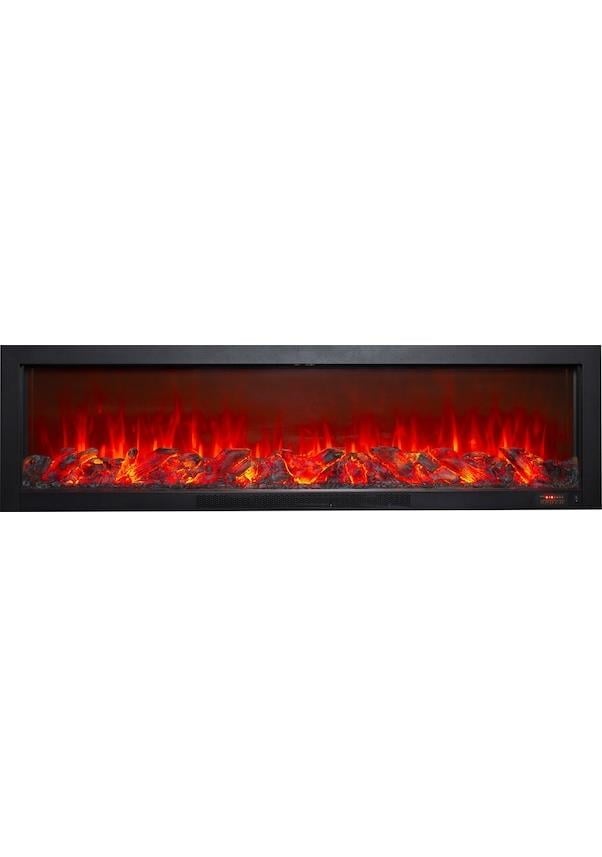 ALAZ EFEKT 180'LİK ELEKTRİKLİ ŞÖMİNE