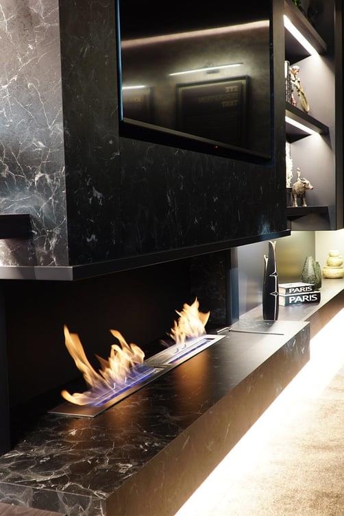 BACASIZ 120CM BURNER ŞÖMİNE