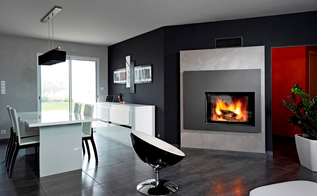 DÜZ DUVAR ŞÖMİNE MODELİ 6