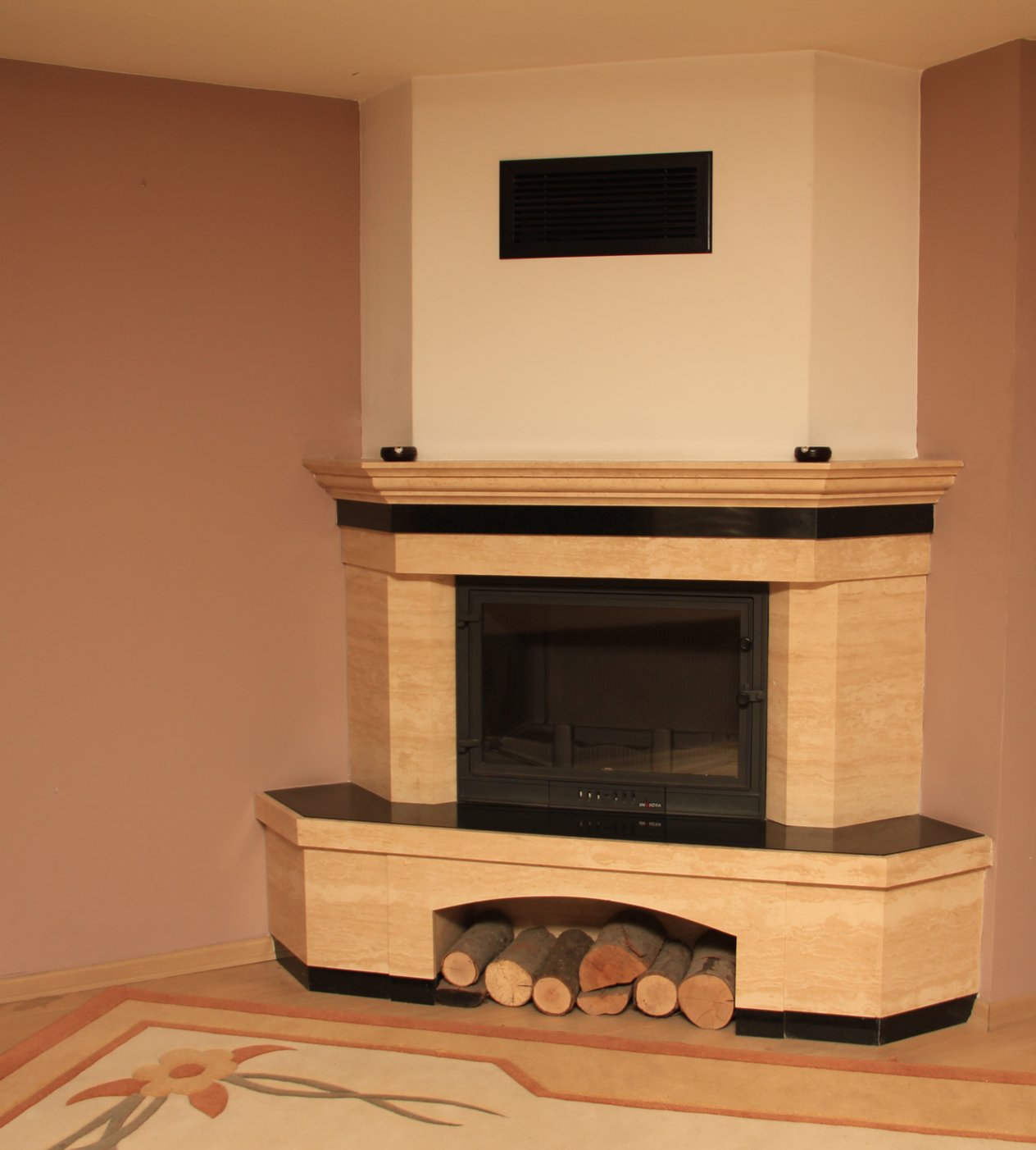 KÖŞE ŞÖMİNE MODELİ 2