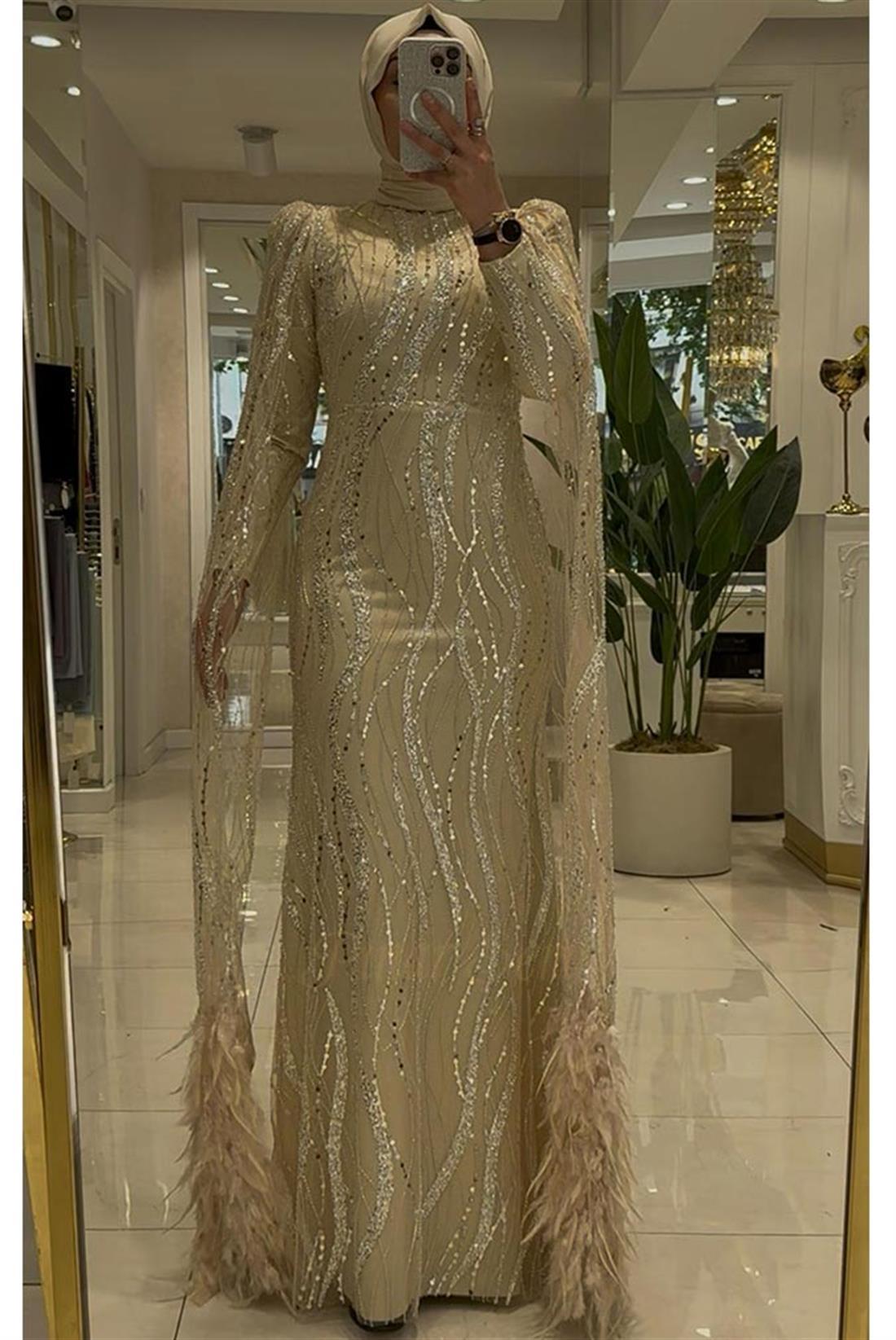 Pınar Şems Umay Abiye Gold