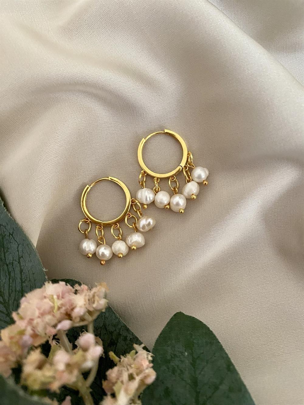 Pearl Love Barok Sallantılı Küpe