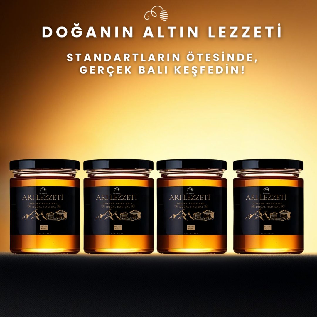  Bitlis Yayla Süzme Balı 860gr x4(DOĞAL,HAKİKİ)
