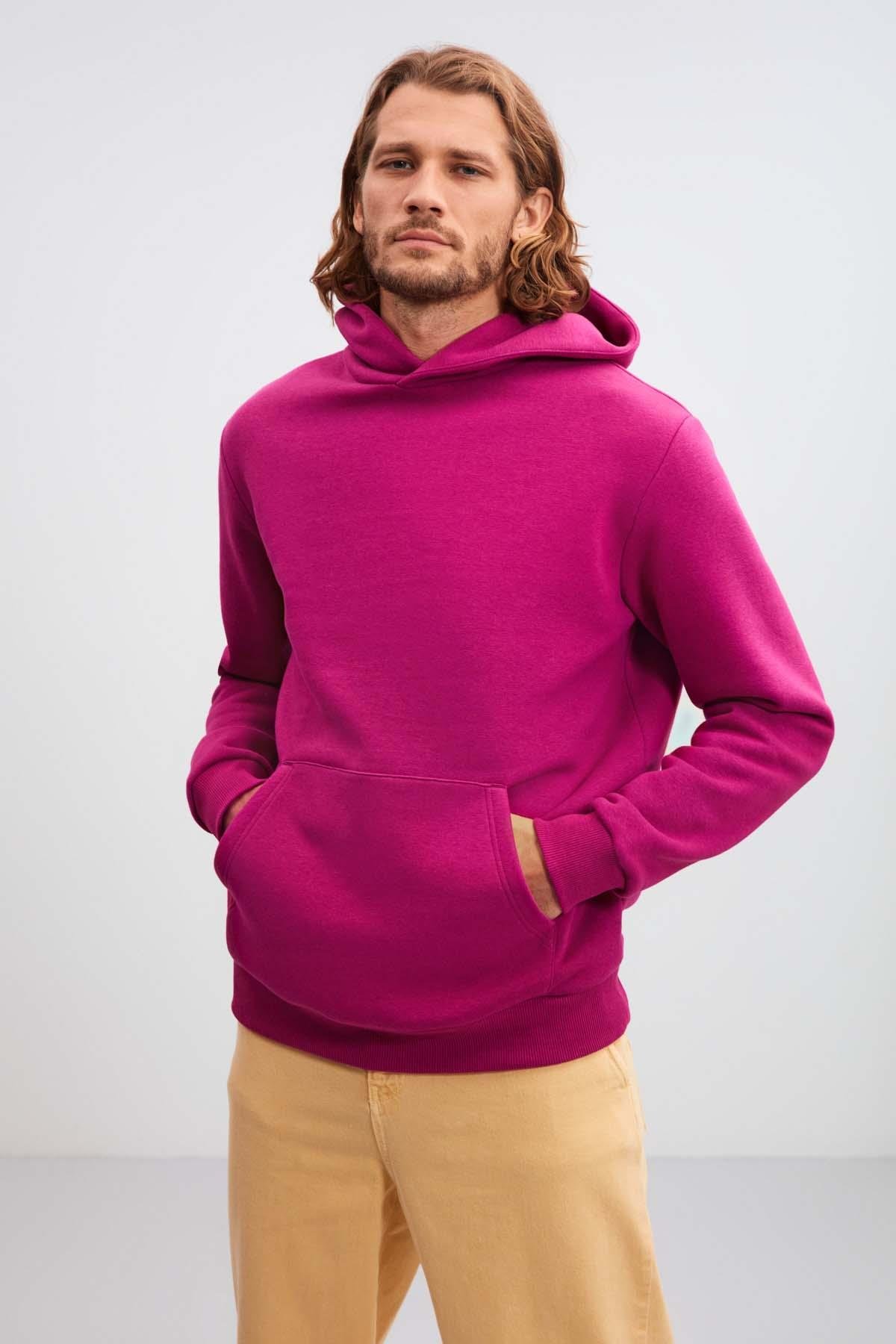 DRACO Basic Relaxed Mürdüm  Sweatshirt