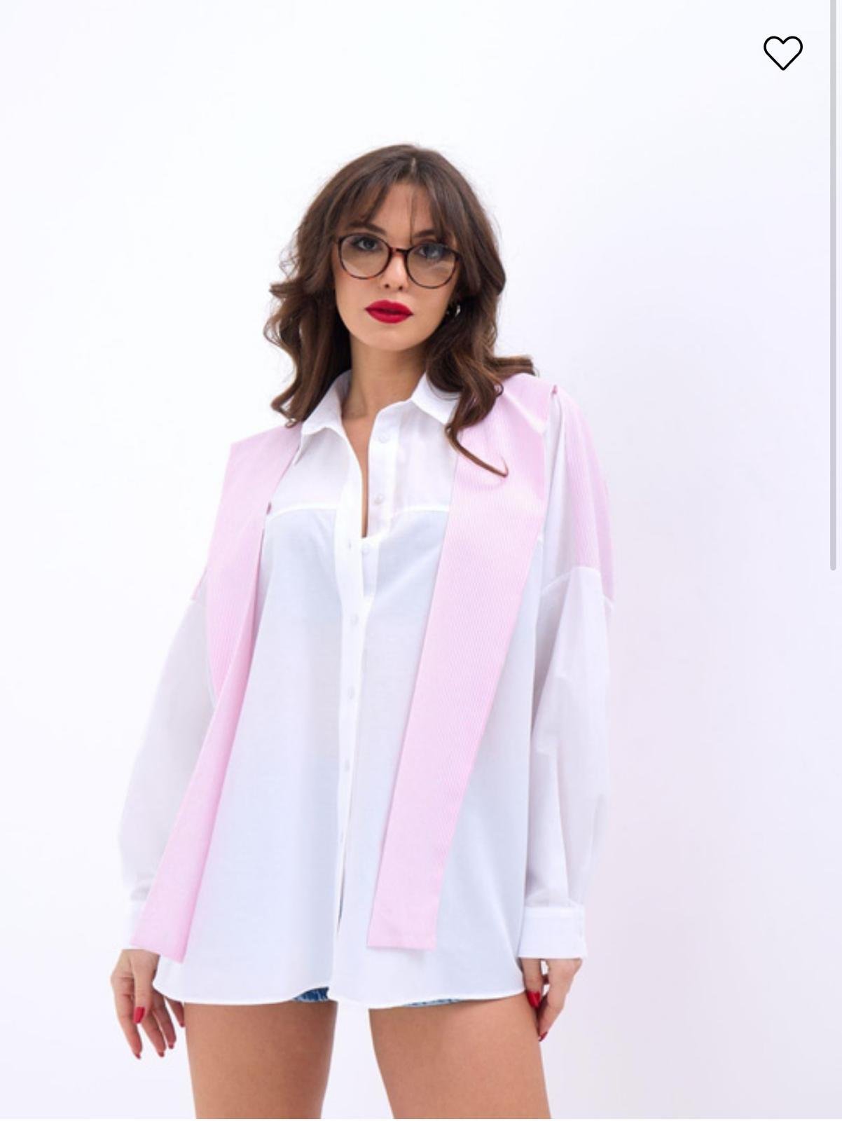 GÖMLEK-PEMBE ÇİZGİLİ-6749