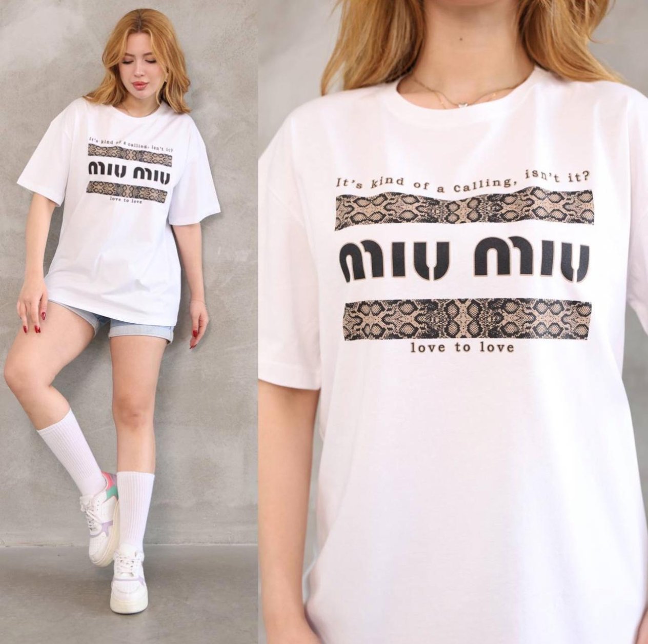 Kadın Günlük Stil Tişört