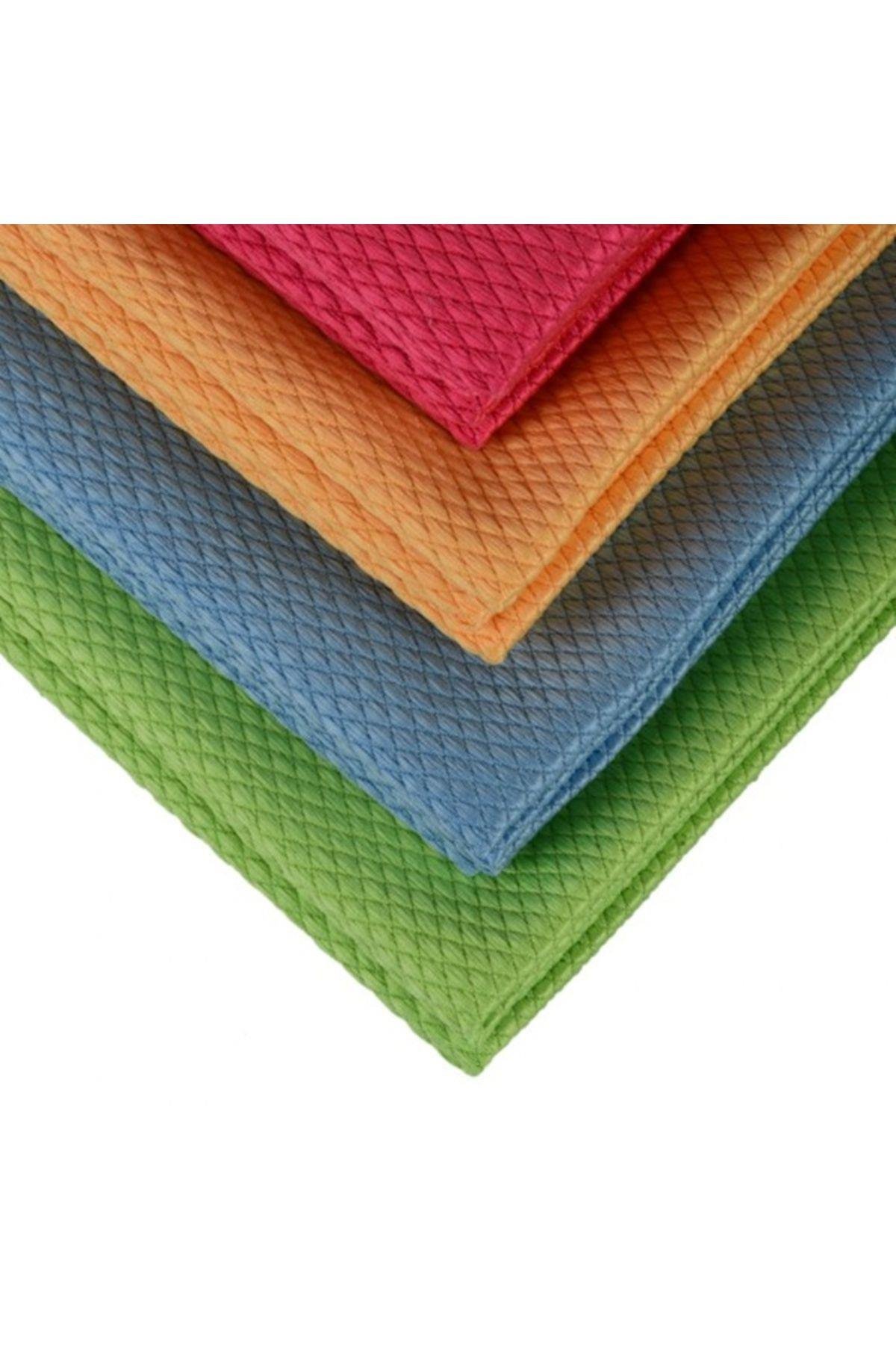 AntiBakteriyel Baklava Desenli Çok Amaçlı MicroFiber Bez 6 Adet 40x40 cm