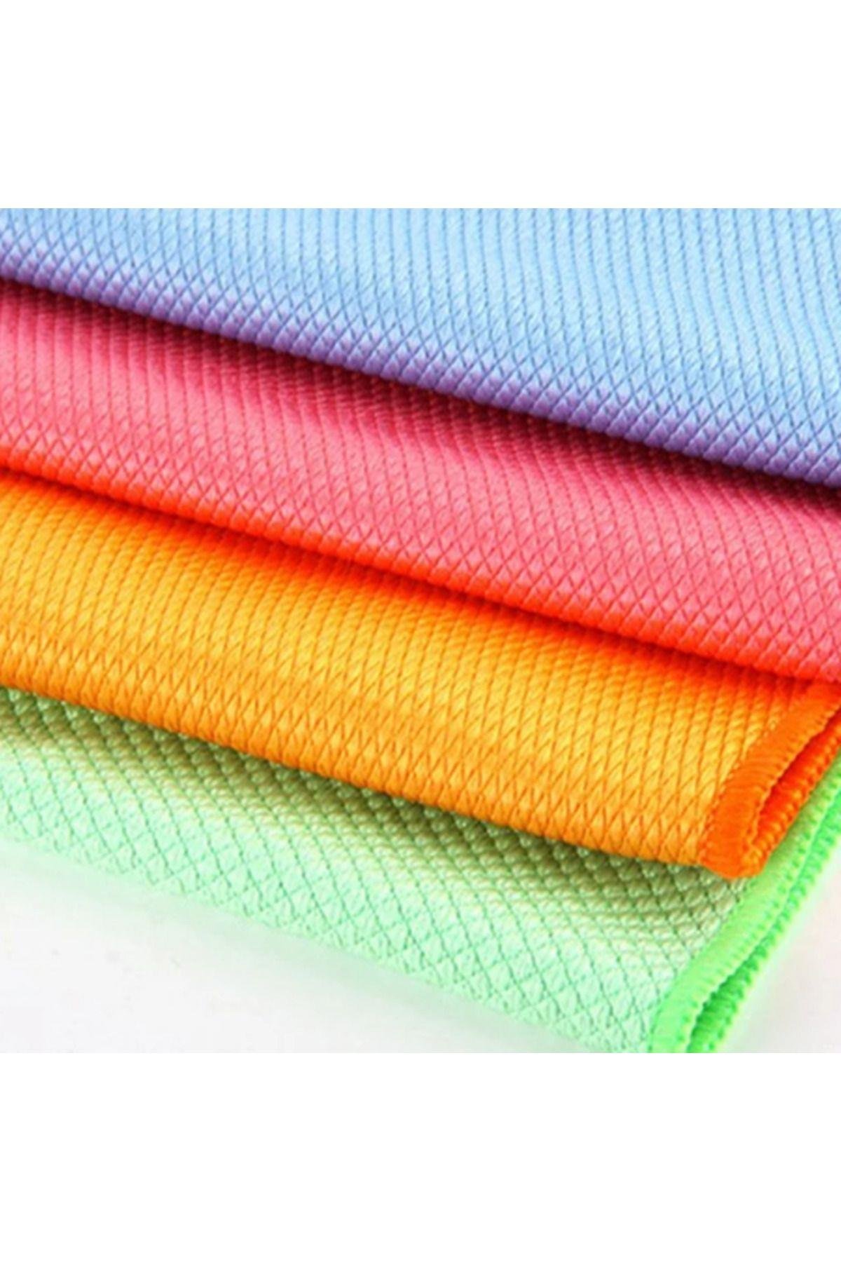 AntiBakteriyel Baklava Desenli Çok Amaçlı MicroFiber Bez 6 Adet 40x40 cm