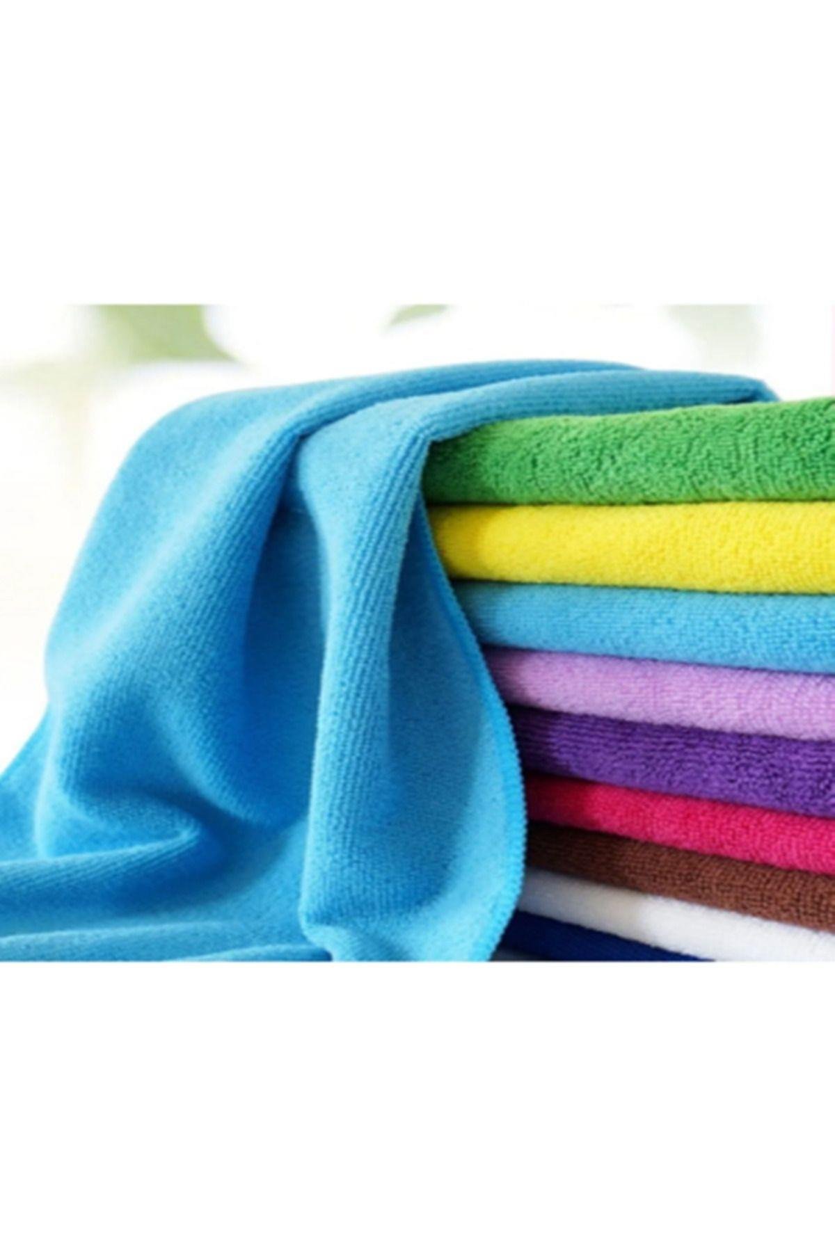AntiBakteriyel Çok Amaçlı MicroFiber Temizlik Bezi 7 Adet 40x40cm