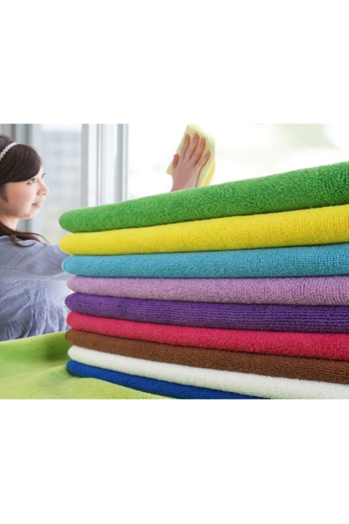 AntiBakteriyel Çok Amaçlı MicroFiber Temizlik Bezi 7 Adet 40x40cm