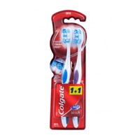 Colgate Diş Fırçası 360 Optik Beyaz 1+1 Orta