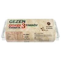 Pakköy Gezen Tavuk Omega Yumurta 10'lu