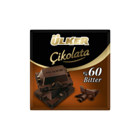 Ülker Kare Çikolata %60 Bitter 60 Gr