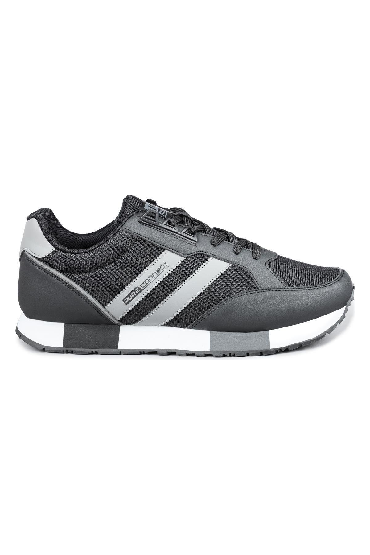 23920 Siyah Erkek Sneaker Günlük Spor Ayakkabı