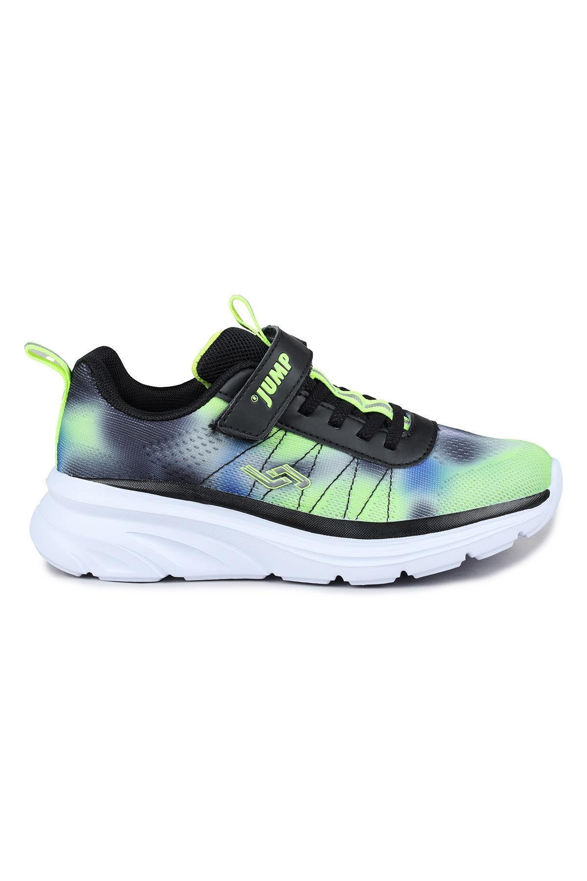 30034 Siyah - Yeşil Kız Çocuk Sneaker Günlük Spor Ayakkabı