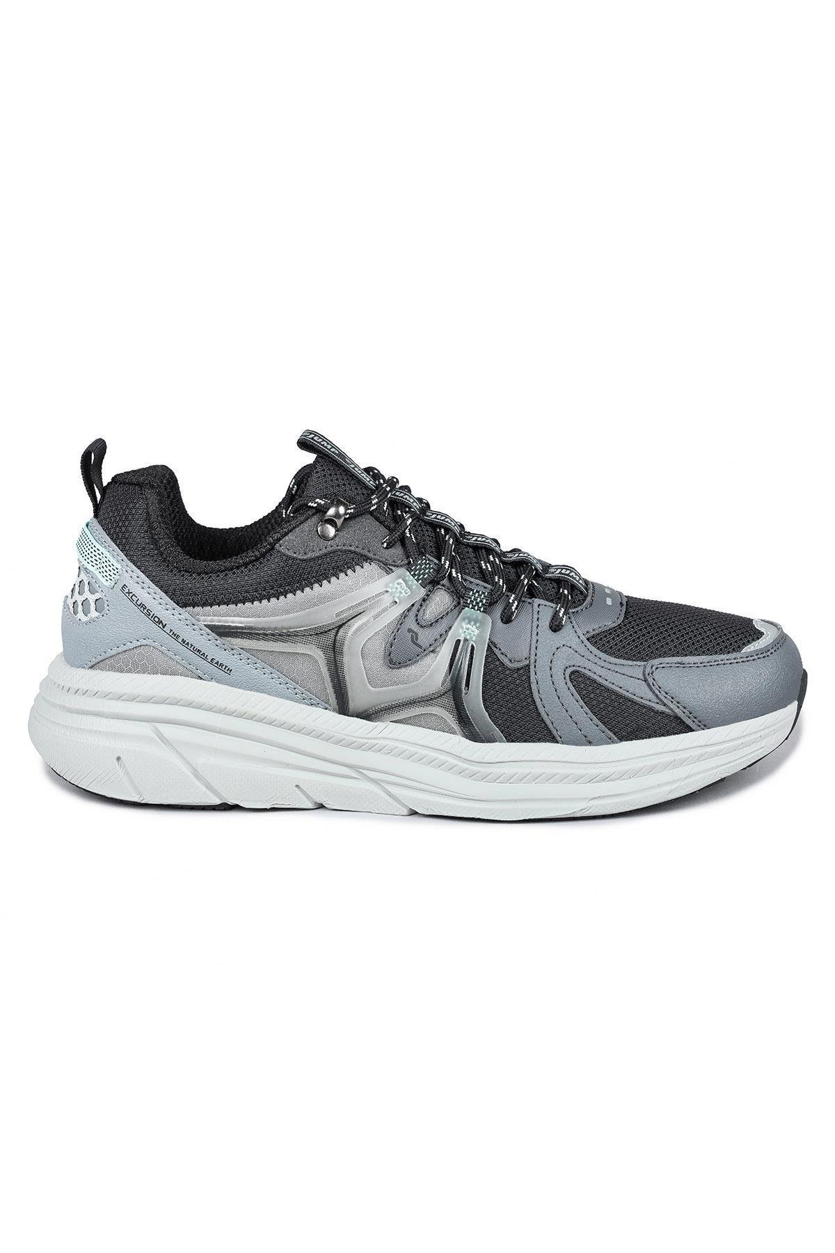 30612 Siyah - Gri Erkek Sneaker Günlük Spor Ayakkabı