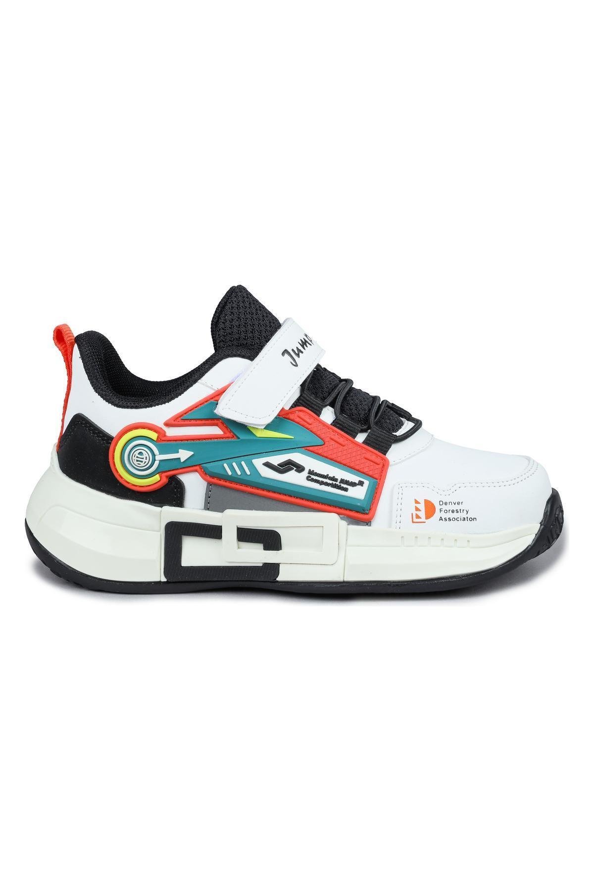 31035 Bej Çocuk Sneaker Günlük Spor Ayakkabı