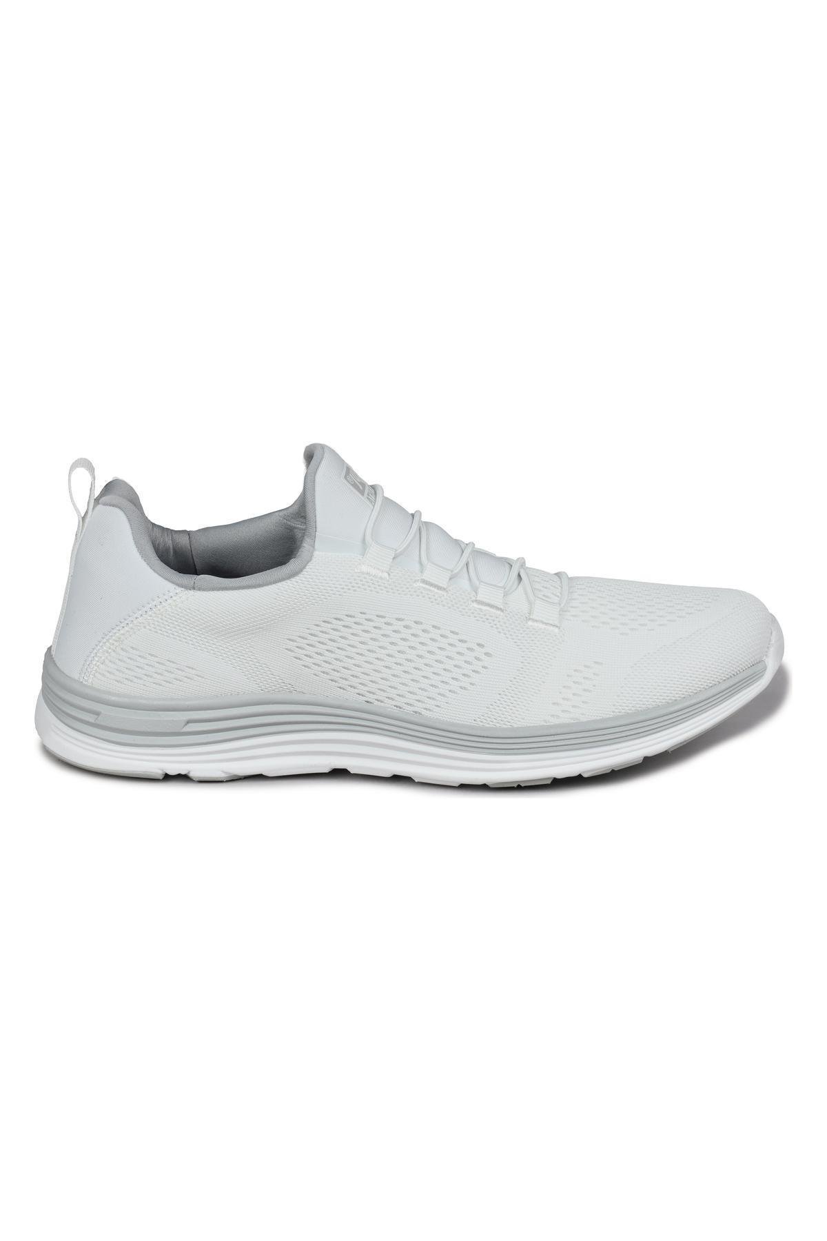 34635 Beyaz - Gri Erkek Sneaker Günlük Spor Ayakkabı