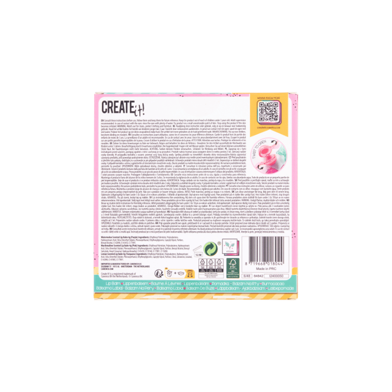 Create It 3'lü Dudak Balmı Seti - Candy Explosion