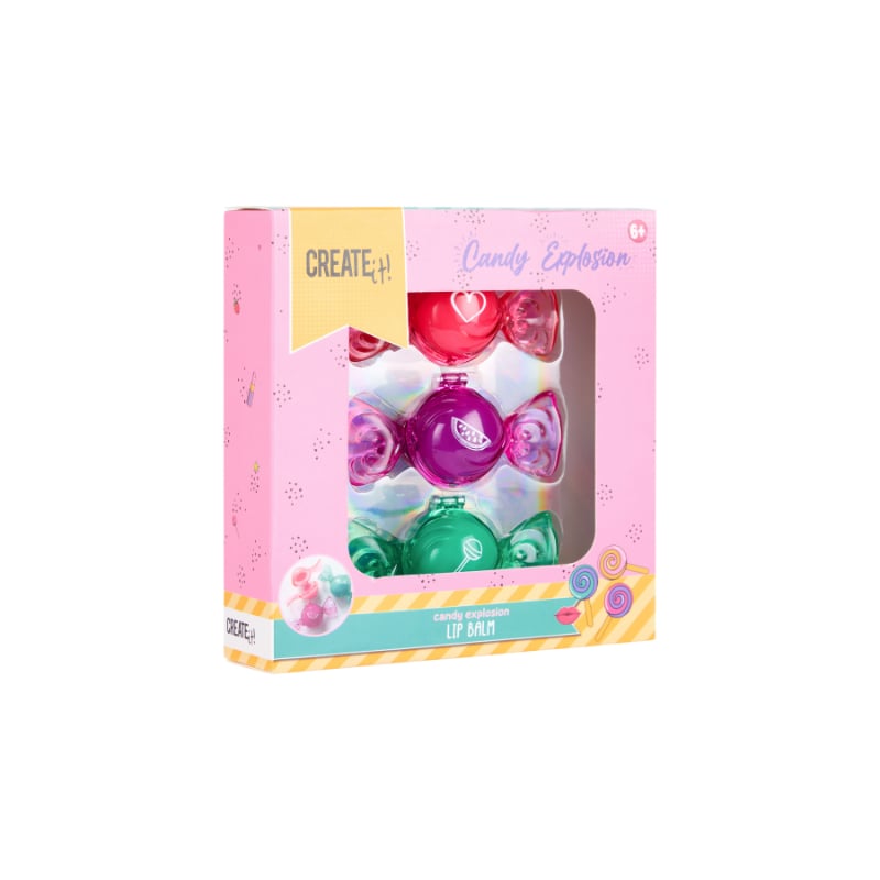 Create It 3'lü Dudak Balmı Seti - Candy Explosion