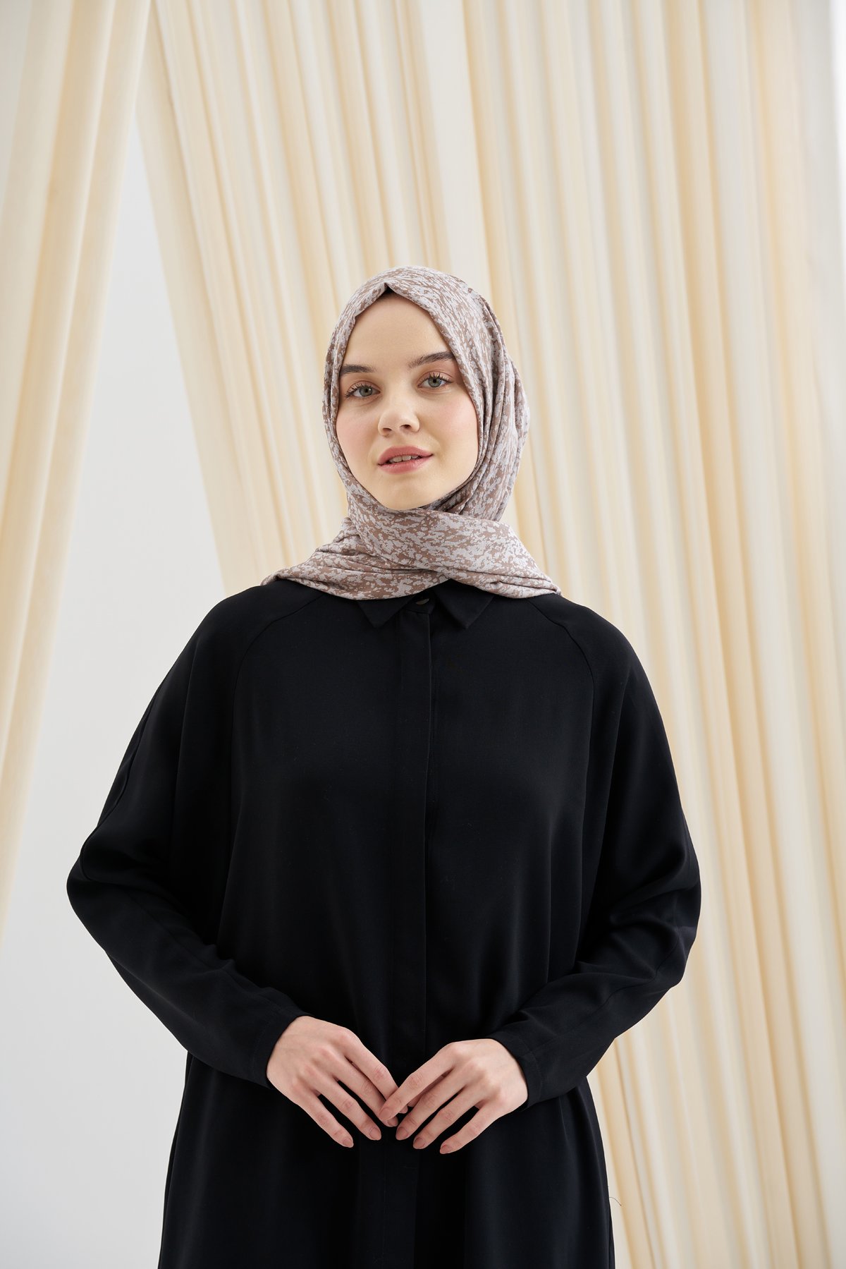 DAMLA DESEN ŞAL - KOYU VİZON