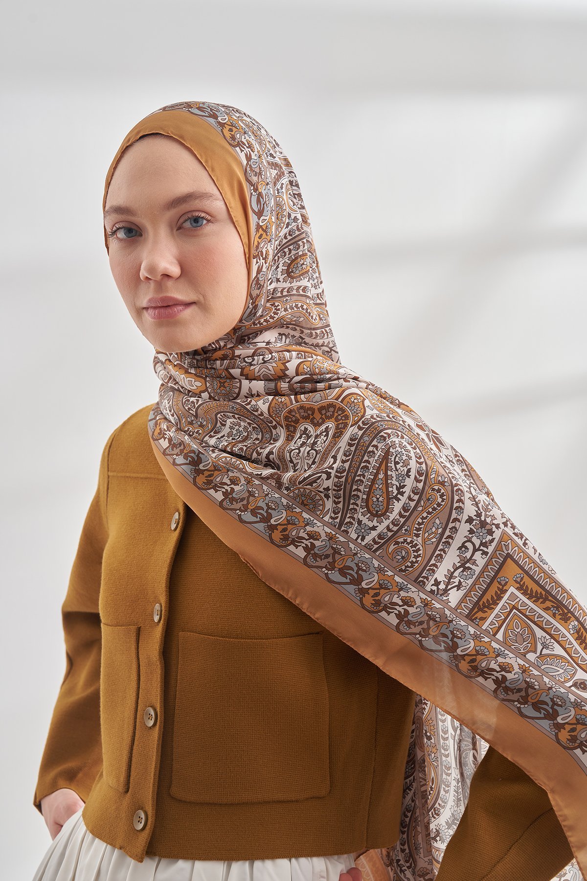 ETRO VUAL PASHMINA DESEN ŞAL - DORE
